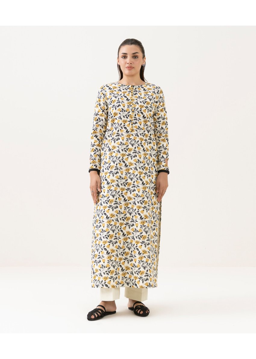 Printed Khaddar Shirt 1pcs