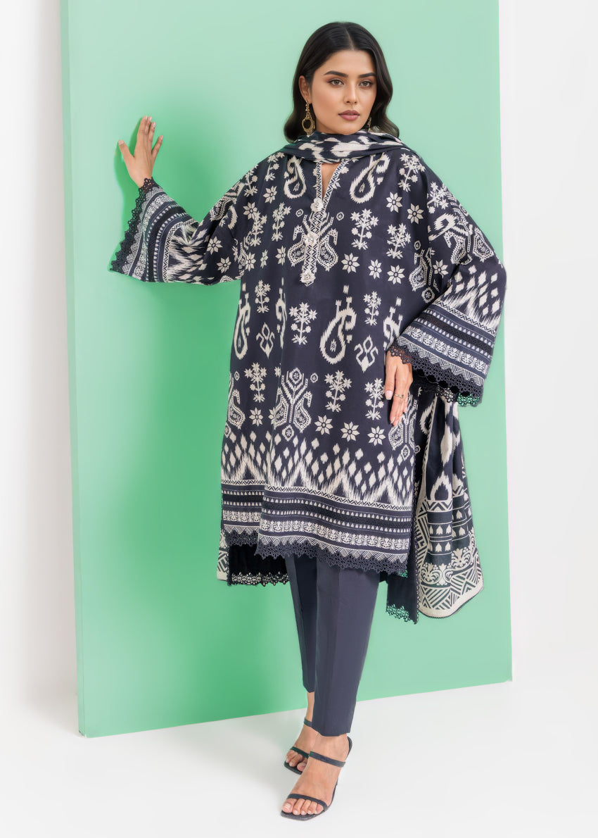 Etnika 2 Piece Unstitched Suit | Mahru.pk