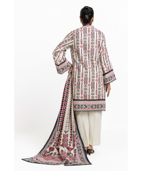 Khaki 2 Piece Unstitched Suit | Mahru.pk