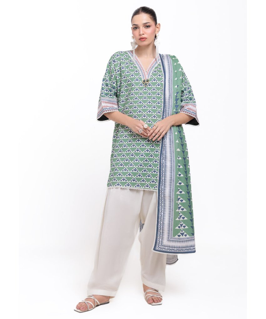 Katappa 2-Piece Digital Printed Cotton Viscose Suit – Mahru Collection